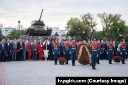 День независимости в самопровозглашенном сепаратистском Приднестровье, где Россия держит свои военные базы.