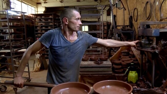 Unshattered: Shelling Doesn't Stop Pottery Factory Near Ukraine's Front Line