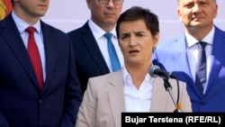 Serbian Prime Minister Ana Brnabic (file photo)