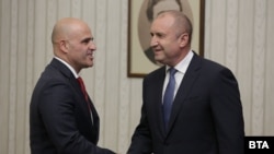 Премиерот Димитар Ковачевски и бугарскиот претседател Румен Радев 