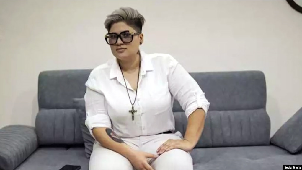 Amnesty International said in January that Zahra Sedighi Hamedani had been charged with “corruption on Earth” due to her public support for LGBT rights, as well as her appearance in a 2021 BBC documentary about sexual minorities in Iraq’s Kurdistan region. (file photo)