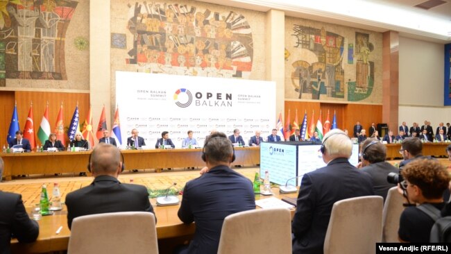 Lideri na Samitu 'Otvoreni Balkan' u Beogradu