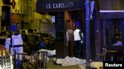 Одне з місць нападу бойовиків у Парижі, 13 листопада 2015 року