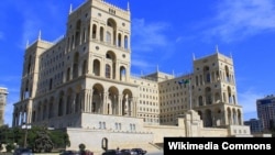 The government building in Baku.