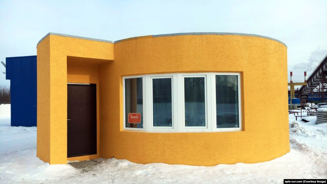 It took just 24 hours for the 3D-printing company Apis Cor to build this house. 