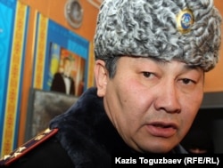 Local commander Amanzhol Kabylov says three separate investigations are looking into claims of police abuse.