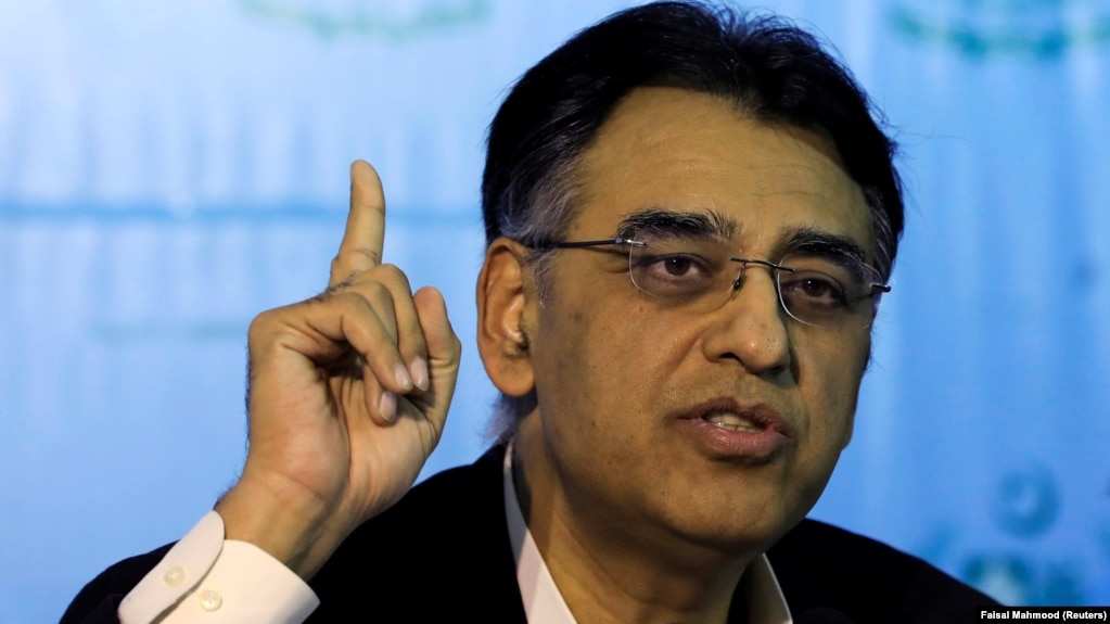 Pakistani Finance Minister Asad Umar earlier this month visited Washington for talks with the international lender on a long-delayed bailout program.