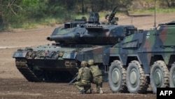 Stërvitje me tanket Leopard në Gjermani. Maj, 2019.