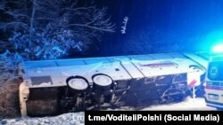 Фота з тэлеграм-каналу «Водители Польши»