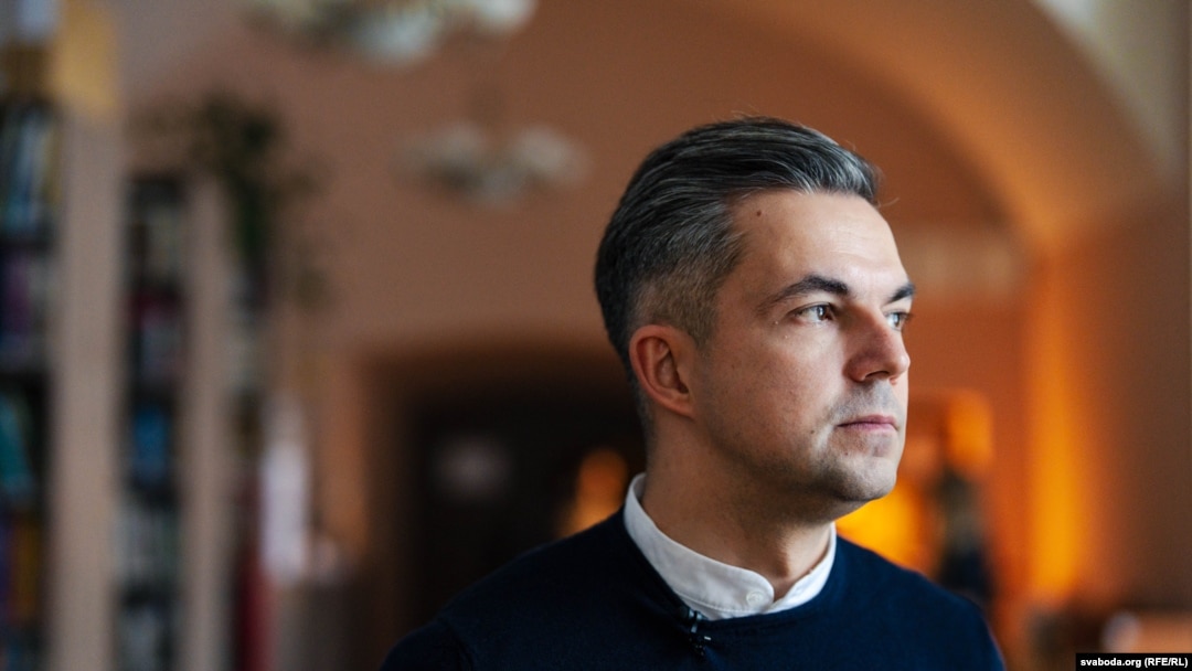 Award-winning Belarusian writer Sasha Filipenka (file photo)