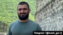 Умерший после задержания полицейскими житель Махачкалы Курбан Далгатов, скриншот из видео телеграм-канала Mash Gor