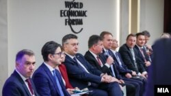 Претседателот Стево Пендаровски во рамки на учеството на Светскиот економски форум во Давос