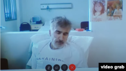 Михаил Саакашвили по видеосвязи из больницы