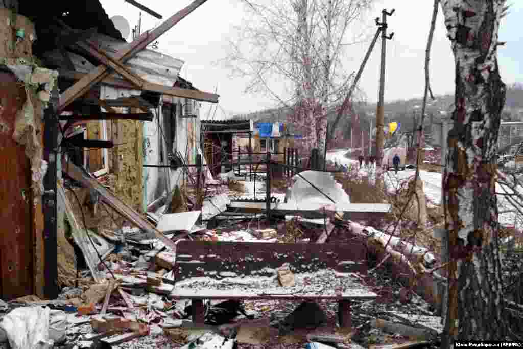 The devastated village of Bohorodychne, in Ukraine&#39;s Donetsk region. The settlement&nbsp;was occupied for months by Russian forces before being recaptured, nearly completely destroyed, in September.&nbsp; &nbsp;