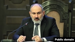 Armenia - Prime Minister Nikol Pashinian chairs a cabinet meeting in Yerevan, January 19, 2023.