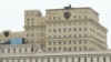 "Панцирь С-1" на вертолетной площадке главного здания Минобороны РФ