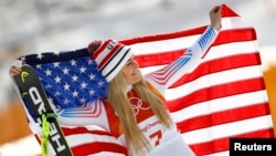  Линдзи Вон на Зимните олимпийски игри в Пхенян, 2018 година 