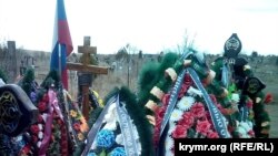 Могилы российских военных на кладбище Абдал-2 в Симферополе, 31 января 2023 года