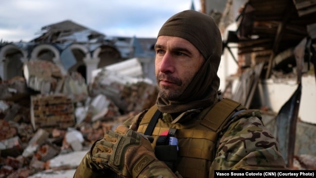 "[W]e are united by one goal -- to defend Ukraine and then return to Russia with weapons in our hands,” says Tsezar from the Free Russia legion.