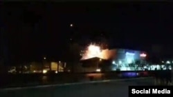 Shpërthimi në ndërtesën ushtarake në Isfahan të Iranit. 