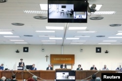 Sudnica u Caltanissetti na dan početka procesa protiv najtraženijeg bjeginca u Italiji, Mattea Messine Denara, 19. januar 2023.