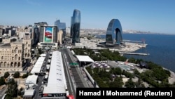 A 2022 view of the Baku City Circuit in the Azerbaijani capital.