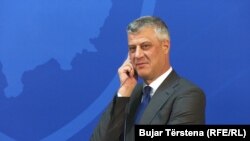 Kosovar President Hashim Thaci
