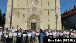 Prosvjed u Zagrebu u znak sjećanja na žrtve u Ahmićima