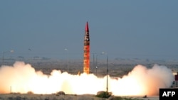 A previous surface-to-surface missile launch in Pakistan