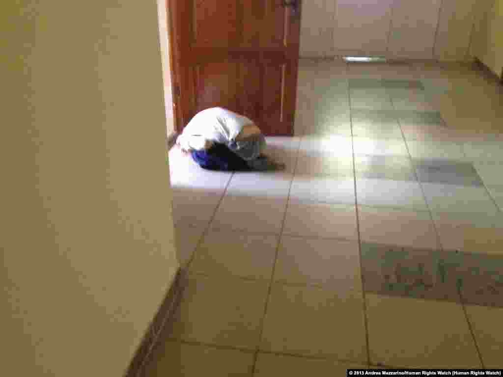 A boy writhes on the floor of a state orphanage for children with disabilities &nbsp;in the Sverdlovsk region.