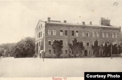 Cazarmă din lagărul Dänholm-Stralsund (Foto: Expoziția Marele Război, 1914-1918, Muzeul Național de Istorie a României)