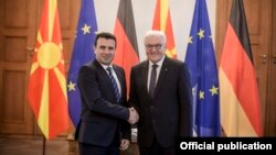 Средба на премиерот Зоран Заев со претседателот на Германија Франк-Волтер Штајнмаер во Берлин
