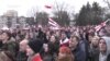 The opposition rally in Minsk on March 24