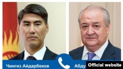 Кыргызстандын тышкы иштер министри Чыңгыз Айдарбеков менен Өзбекстандын тышкы иштер министри Абдулазиз Камилов