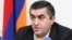 Armenia - Armen Rustamian, a leader of the opposition Armenian Revolutionary Federation, at a news conference.