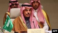 Міністр закордонних справ Саудівської Аравії Фейсал бін Фархан на зустрічі міністрів в Ер-Ріяді, 19 березня