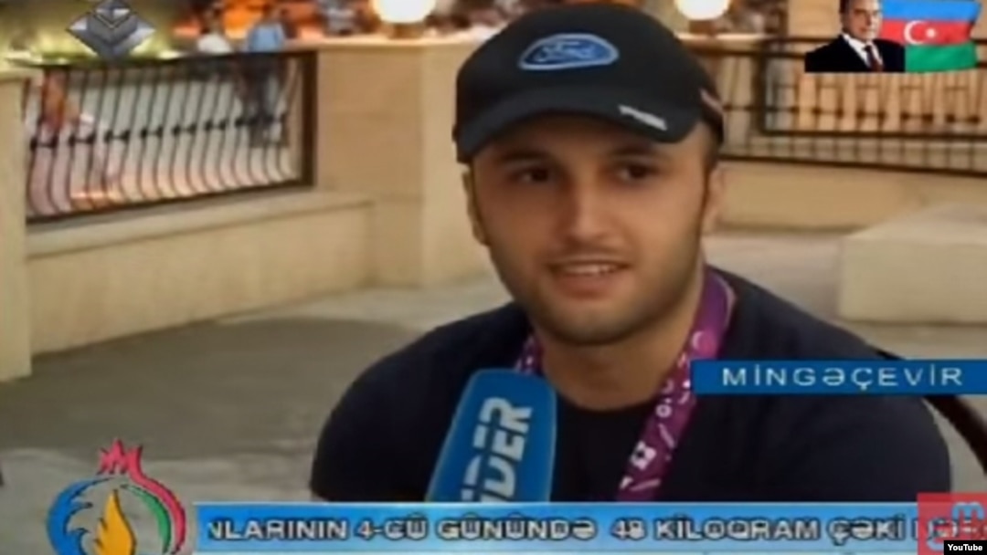 In its report the Azerbaijani TV station named the "foreigner" as "James Bonar" and said he was an "English tourist" who was attending this month's European Games in Baku.