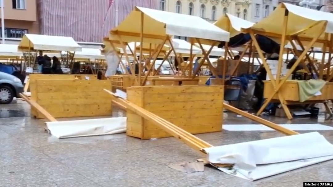 Štandovi na Trgu bana Jelačića