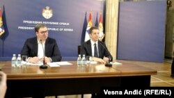 Aleksandar Vučić i Marko Đurić