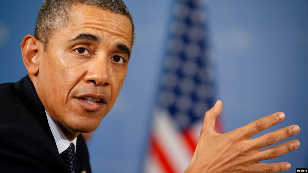 U.S. President Barack Obama said a proposal calling for Syria to hand over all its chemical arms could be a "breakthrough."