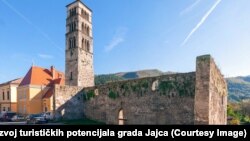 Crkva Svete Marije koja je početkom 16. stoljeća adaptirana u džamiju Fethiju