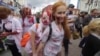Парад зомби в Екатеринбурге