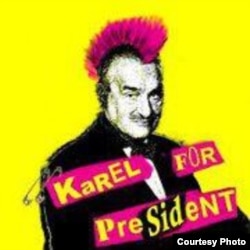 Poster electoral al lui Karel Schwarzenberg.