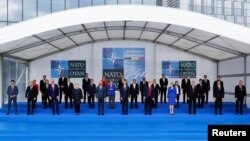 Главы государств-членов НАТО в Брюсселе, 11 июля 2018 г.