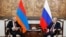 Армениянын премьер-министри Никол Пашинян жана Орусиянын президенти Владимир Путин. 2026-жылдын 1-сентябры, Бишкек шаары.