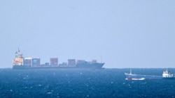 عکس آرشیوی از یک کشتی باری در دریای عمان