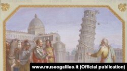 Галилео Галилей илимий сыноо өткөрүп жатат. Луиджи Катанинин (1762-1840) сүрөтү.