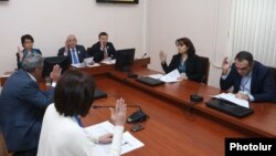 Armenia - The Central Election Commission meets in Yerevan, 11Jan2017.