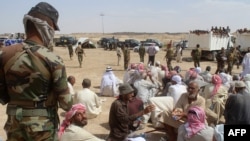 Иракские внутренние переселенцы, покинувшие Фаллуджу после начала операции по ее освобождению от исламистов