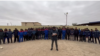 Рабочие компании Tenge Oil & Gas на кадре из видео с их обращением к властям